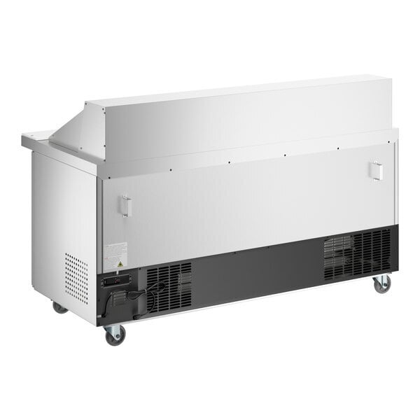 Scratch and Dent MainStreet Equipment 70" Mega Top 3 Door Refrigerated Sandwich Prep Table