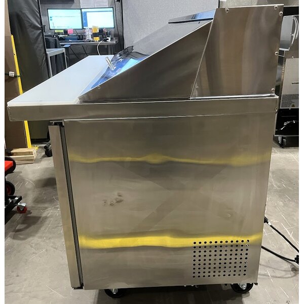 Scratch and Dent MainStreet Equipment 70" Mega Top 3 Door Refrigerated Sandwich Prep Table