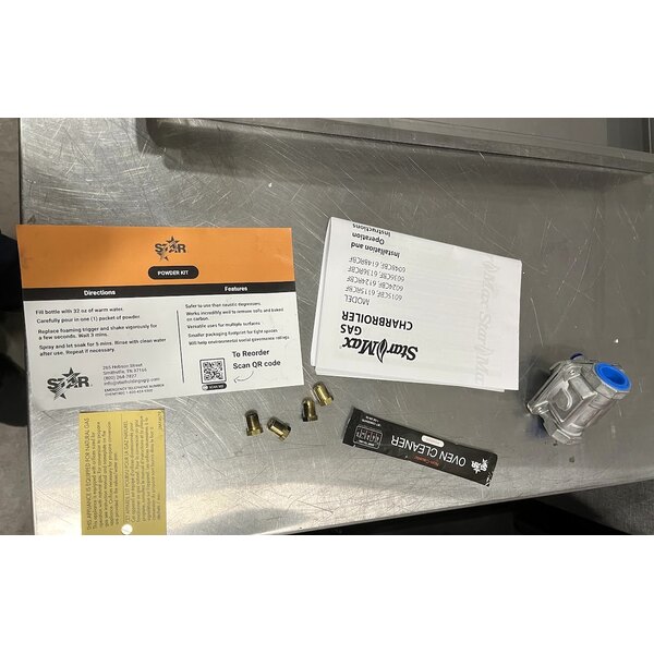 Scratch and Dent Star Star-Max 6048CBF 48" Gas Countertop Lava Briquette Charbroiler - 160,000 BTU