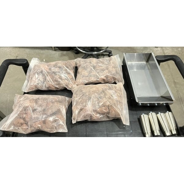 Scratch and Dent Star Star-Max 6048CBF 48" Gas Countertop Lava Briquette Charbroiler - 160,000 BTU