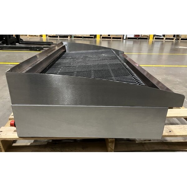 Scratch and Dent Star Star-Max 6048CBF 48" Gas Countertop Lava Briquette Charbroiler - 160,000 BTU