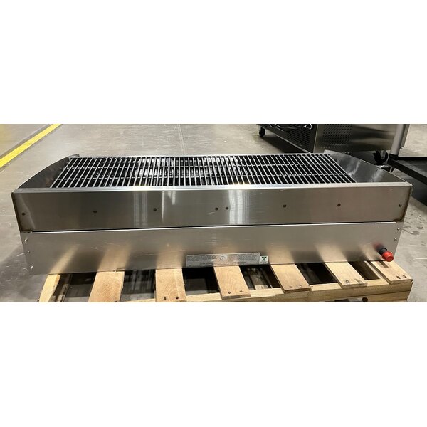 Scratch and Dent Star Star-Max 6048CBF 48" Gas Countertop Lava Briquette Charbroiler - 160,000 BTU