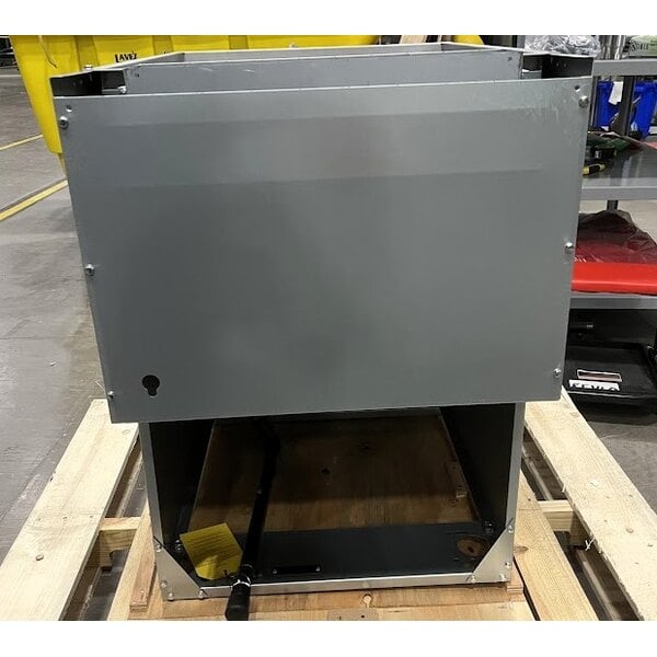 Scratch and Dent Avantco F5-ES-N 65-70 lb. Natural Gas Stainless Steel Floor Fryer - 100,000 BTU