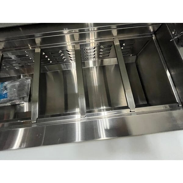 Scratch and Dent Avantco SS-PT-71-HC 70" 3 Door Stainless Steel Refrigerated Sandwich Prep Table