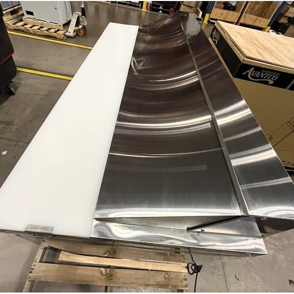 Scratch and Dent Avantco SS-PT-71-HC 70" 3 Door Stainless Steel Refrigerated Sandwich Prep Table