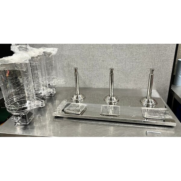 Scratch and Dent Choice 8 Liter Triple Canister Cereal Dispenser