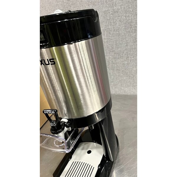 Scratch and Dent Fetco L4D-15 Luxus 1.5 Gallon Stainless Steel Coffee Server with Stand