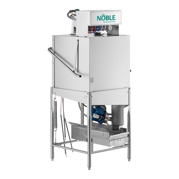 Scratch and Dent Noble Warewashing I-E Single Rack Low Temperature Door-Type Dish Machine - 115V