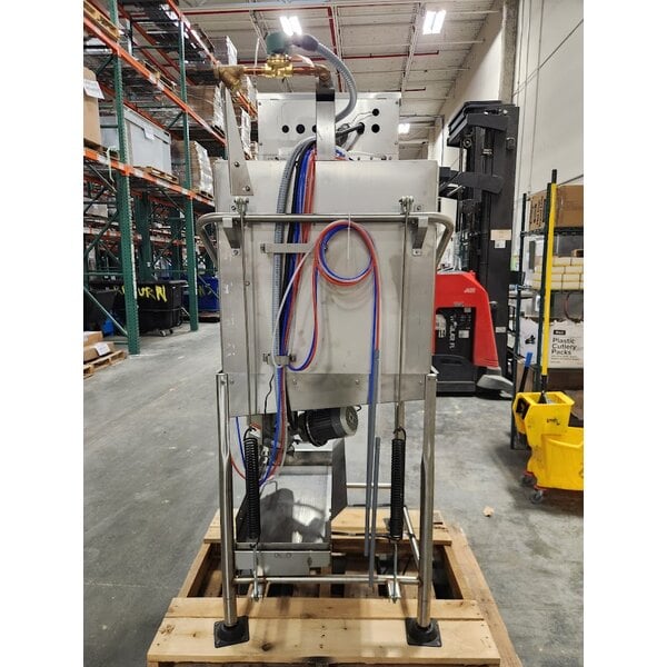 Scratch and Dent Noble Warewashing I-E Single Rack Low Temperature Door-Type Dish Machine - 115V