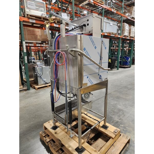 Scratch and Dent Noble Warewashing I-E Single Rack Low Temperature Door-Type Dish Machine - 115V