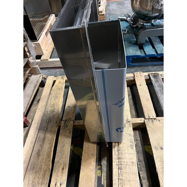 Scratch and Dent Bobrick B-3644 Stainless Steel Recessed Rectangular Trash Can