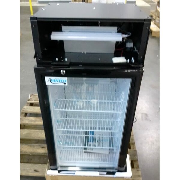 Scratch and Dent Avantco SC-80 Customizable Countertop Merchandiser Refrigerator