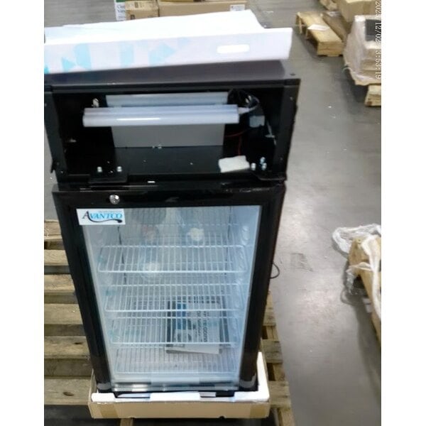Scratch and Dent Avantco SC-80 Customizable Countertop Merchandiser Refrigerator