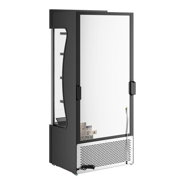 Scratch and Dent Avantco VAC-36B 35 1/2" Customizable Black Refrigerated Air Curtain Merchandiser