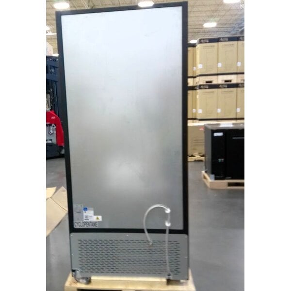 Scratch and Dent Avantco VAC-36B 35 1/2" Customizable Black Refrigerated Air Curtain Merchandiser