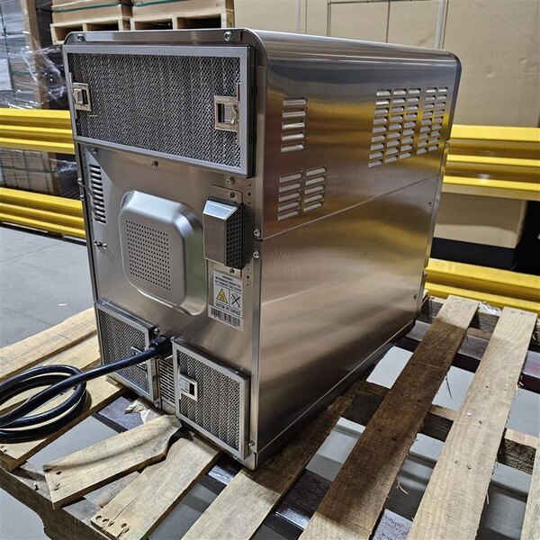 Scratch and Dent Solwave G1-RCO-H Countertop Stainless Steel Rapid Cook Ventless Oven with Programmable Touchscreen Controls - 208/240V