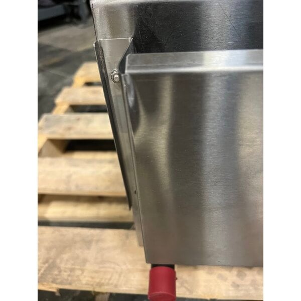 Scratch and Dent Cooking Performance Group GT-CPG-15-NL 15" Gas Countertop Griddle with Flame Failure Protection and Thermostatic Controls - 30,000 BTU