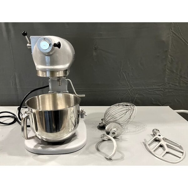 Scratch and Dent Hobart N50 5 Qt. Bowl Lift Countertop Mixer with Standard Accessories - 120V, 1/6 hp