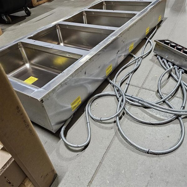 Scratch and Dent Hatco HWBI-5 Five Compartment Modular / Ganged Drop In Hot Food Wells - 208V, 1 Phase