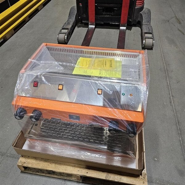 Scratch and Dent Astra Mega II M2S-017-OR Semi-Automatic Orange Espresso Machine - 220V