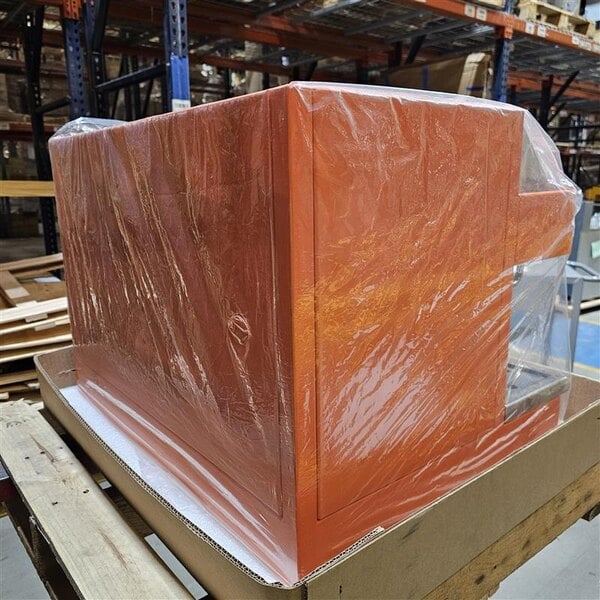 Scratch and Dent Astra Mega II M2S-017-OR Semi-Automatic Orange Espresso Machine - 220V