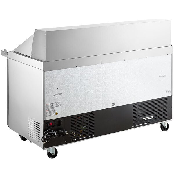 Scratch and Dent Avantco APT-60M-HC 60" 2 Door Mega Top Refrigerated Sandwich Prep Table