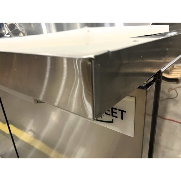 Scratch and Dent MainStreet Equipment 48" Mega Top 2 Door Refrigerated Sandwich Prep Table