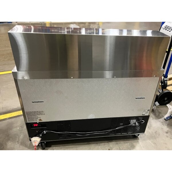 Scratch and Dent MainStreet Equipment 48" Mega Top 2 Door Refrigerated Sandwich Prep Table
