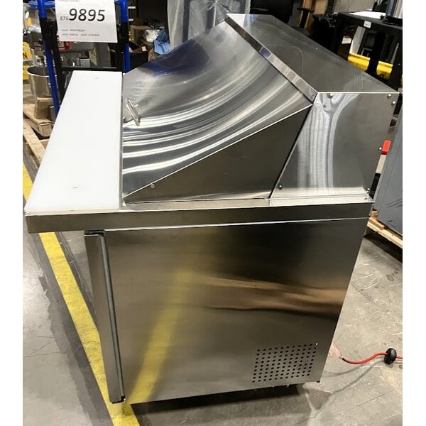 Scratch and Dent MainStreet Equipment 48" Mega Top 2 Door Refrigerated Sandwich Prep Table