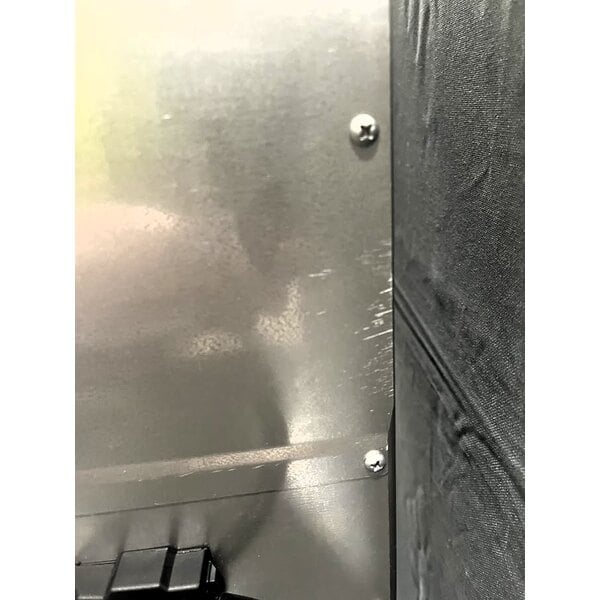 Scratch and Dent Cadco Lisa OV-013 3-Shelf Half Size Medium-Duty Manual Countertop Convection Oven - 120V