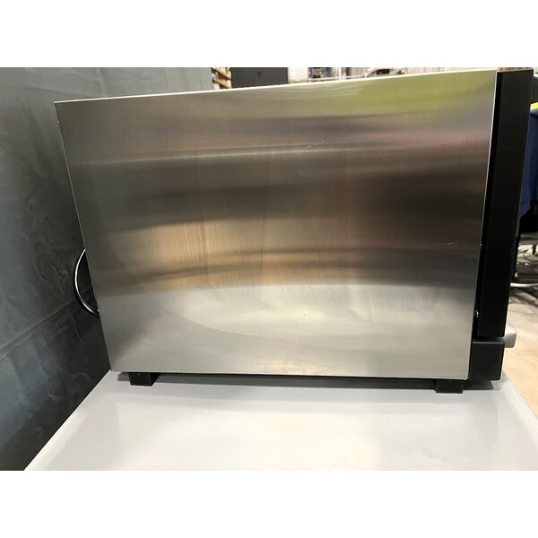 Scratch and Dent Cadco Lisa OV-013 3-Shelf Half Size Medium-Duty Manual Countertop Convection Oven - 120V