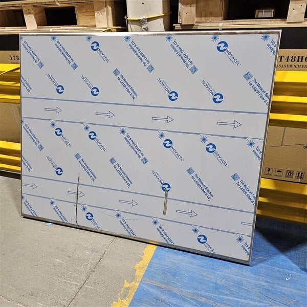 Scratch and Dent Advance Tabco VSS-486 48" x 72" 14 Gauge Stainless Steel Work Table with Stainless Steel Undershelf