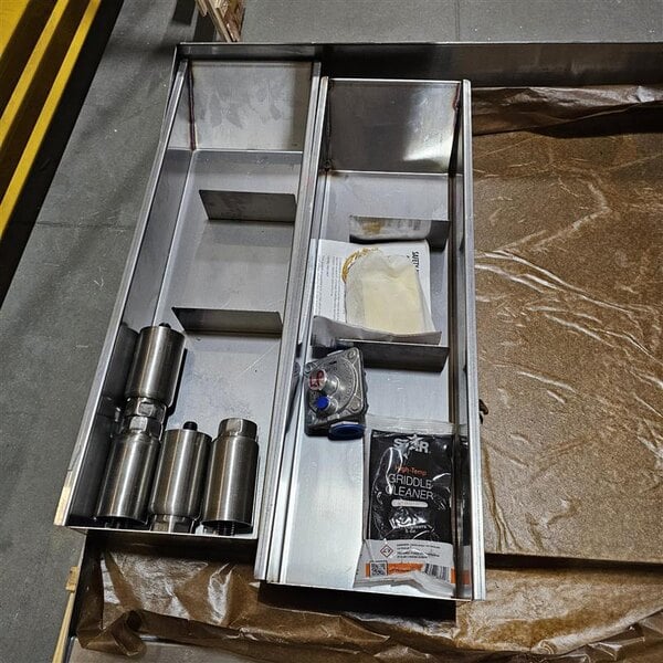 Scratch and Dent Star Ultra-Max 860TA 60" Liquid Propane Griddle with Snap-Action Thermostatic Controls - 150,000 BTU