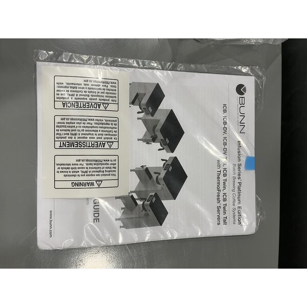 Scratch and Dent Bunn 53400.0101 ICB Twin Tall Platinum Edition Infusion Series Black / Silver Twin Automatic Coffee Brewer - 120/240V, 6000W