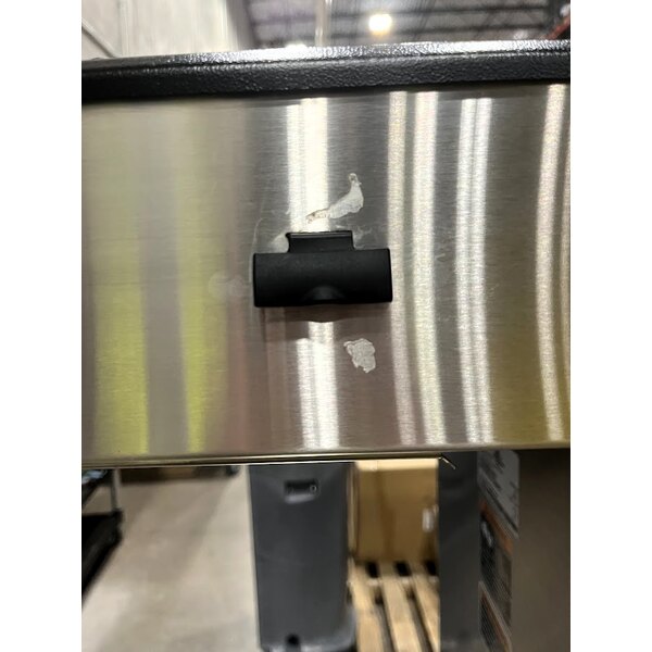 Scratch and Dent Bunn 53400.0101 ICB Twin Tall Platinum Edition Infusion Series Black / Silver Twin Automatic Coffee Brewer - 120/240V, 6000W