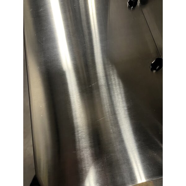 Scratch and Dent Bunn 53400.0101 ICB Twin Tall Platinum Edition Infusion Series Black / Silver Twin Automatic Coffee Brewer - 120/240V, 6000W