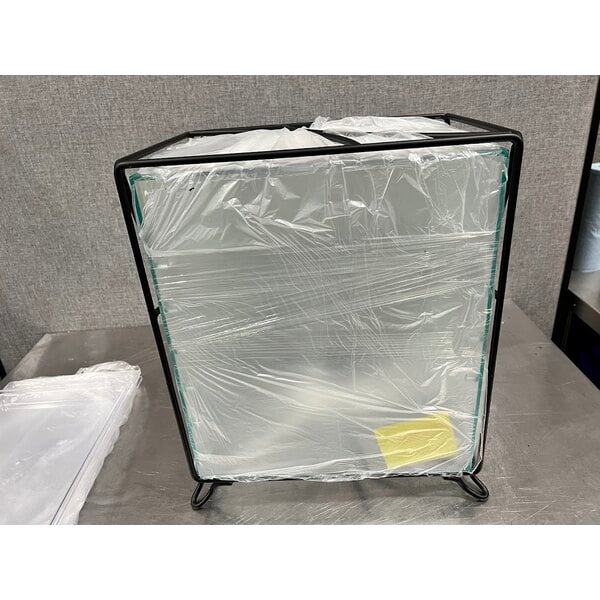 Scratch and Dent Cal-Mil 1501-13 Glacier Three Tier Acrylic Display Case with Wire Frame - 16" x 12" x 19"