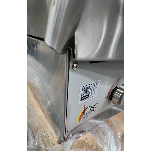 Scratch and Dent Cooking Performance Group GM-CPG-60-NL 60" Gas Countertop Griddle with Manual Controls - 150,000 BTU