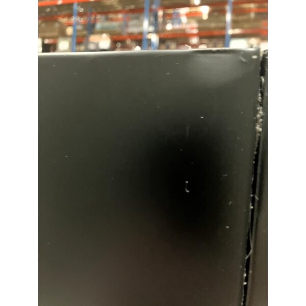 Scratch and Dent Avantco GDC-24F-HC 31" Black Customizable Swing Glass Door Merchandiser Freezer with LED Lighting