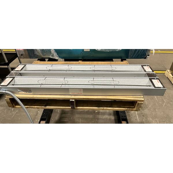 Scratch and Dent ServIt 48" Double Strip Warmer with Dual Adjustable Infinite Controls - 120V, 1,900W