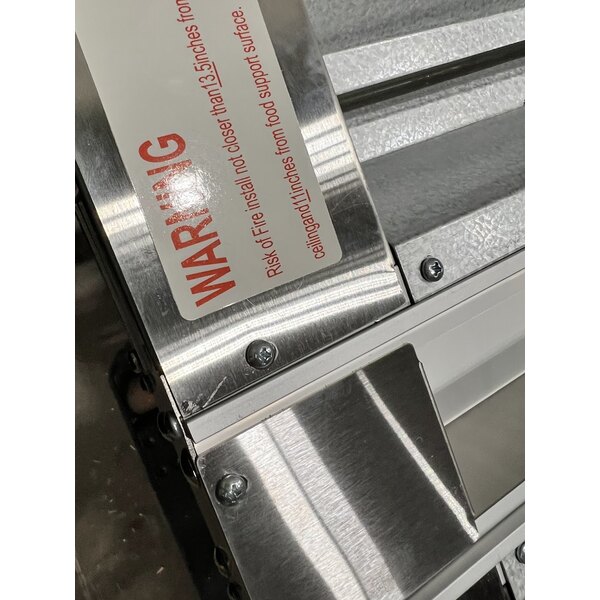 Scratch and Dent ServIt 48" Double Strip Warmer with Dual Adjustable Infinite Controls - 120V, 1,900W