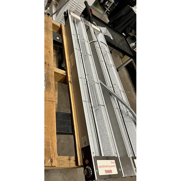 Scratch and Dent ServIt 48" Double Strip Warmer with Dual Adjustable Infinite Controls - 120V, 1,900W