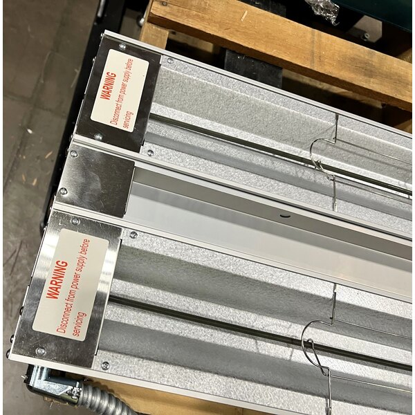 Scratch and Dent ServIt 48" Double Strip Warmer with Dual Adjustable Infinite Controls - 120V, 1,900W