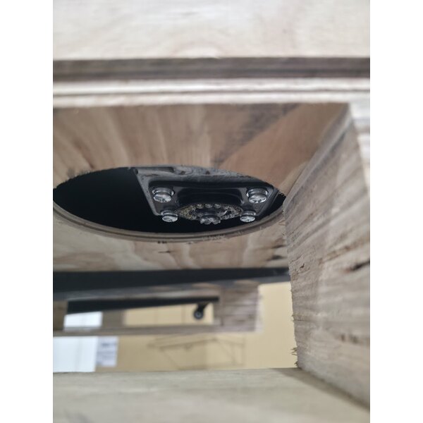 Scratch and Dent Avantco HAC-51-W 47 3/16" White Horizontal Air Curtain Merchandiser with 1 Shelf and LED Lighting - 115V