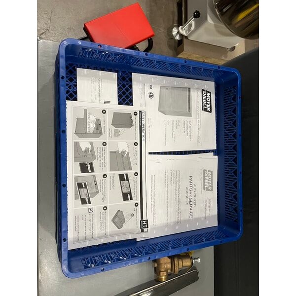 Scratch and Dent Moyer Diebel 383HT Undercounter High Temperature Dishwashing Machine with Booster - 208-240V