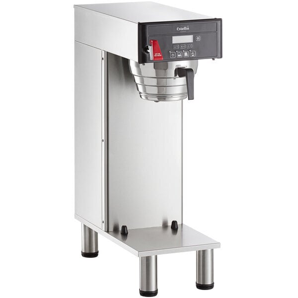 Scratch and Dent Estella Caffe ECSB-1 Automatic Single Shuttle Coffee Maker with Digital Display - 120V