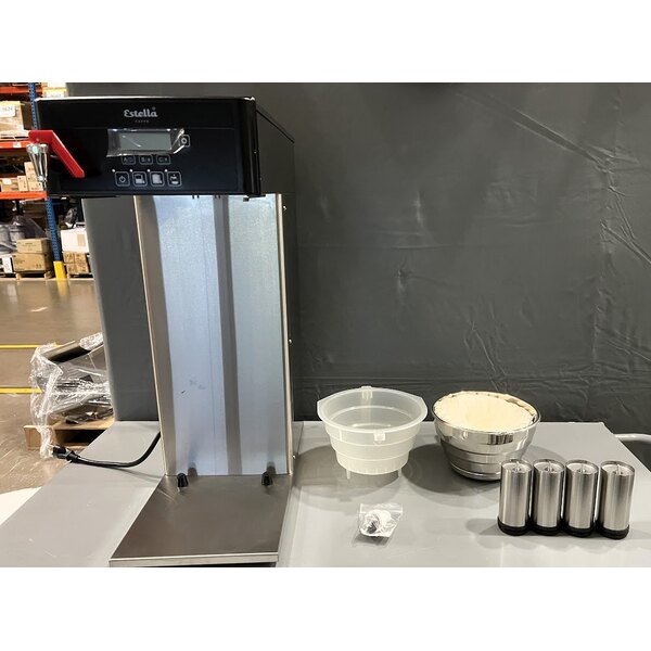 Scratch and Dent Estella Caffe ECSB-1 Automatic Single Shuttle Coffee Maker with Digital Display - 120V