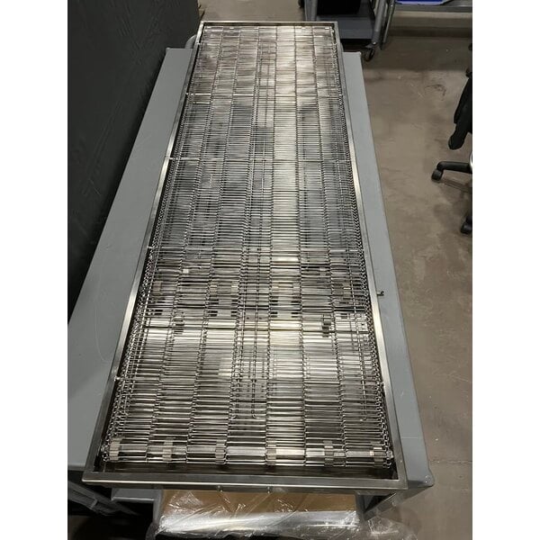 Scratch and Dent Cooking Performance Group ICOE-50-K2D Double Stacked Countertop Impinger Electric Conveyor Oven with 50" Belts - 240V, 1 Phase, 6700W