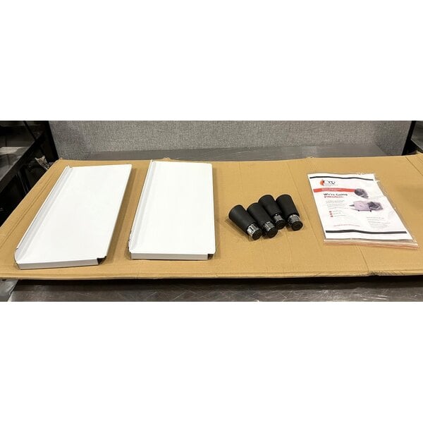 Scratch and Dent Cooking Performance Group ICOE-50-K2D Double Stacked Countertop Impinger Electric Conveyor Oven with 50" Belts - 240V, 1 Phase, 6700W