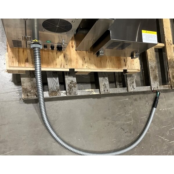 Scratch and Dent Cooking Performance Group ICOE-50-K2D Double Stacked Countertop Impinger Electric Conveyor Oven with 50" Belts - 240V, 1 Phase, 6700W